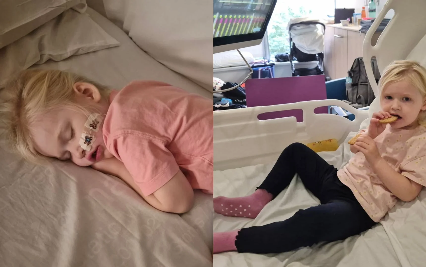 Pais vivem luto antecipado ao ver filha de 4 anos perder fala, visão e memória por doença rara: "Não quero que ela vá" (Foto: Instagram)