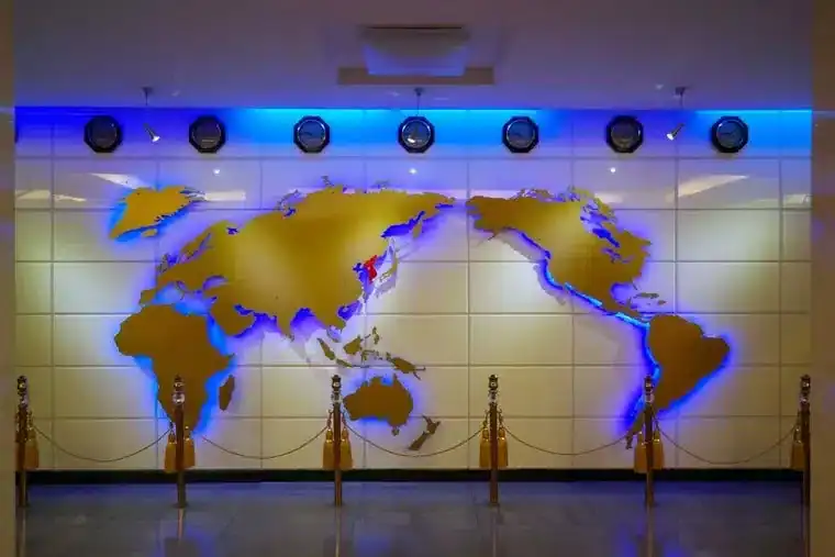 Coreia do Norte surpreende com mapa-múndi que ignora Coreia do Sul